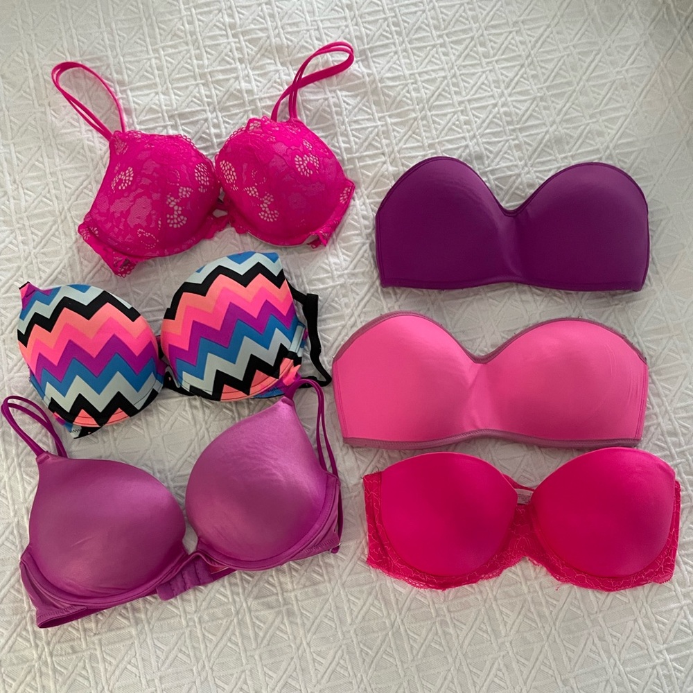 PINK by Victorias Secret Bra Bundle. 34 C